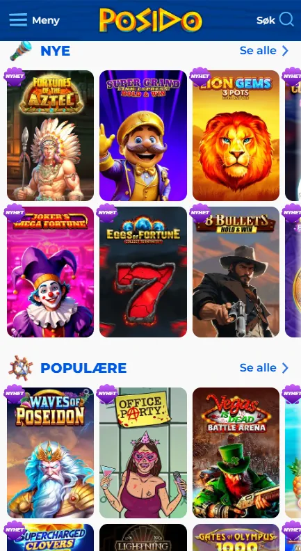 Posido App Spill
